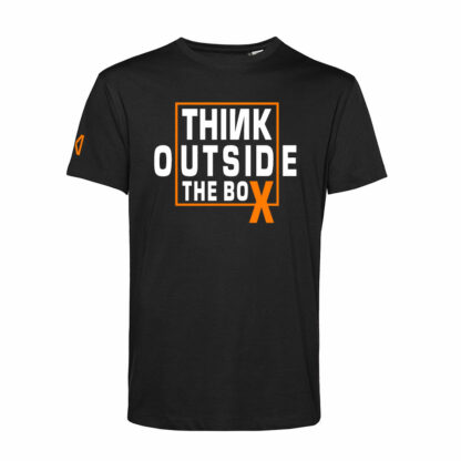 manic-collection-t-shirt-black-unisex-motivational-box-neon-orange
