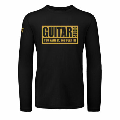 manic-collection-black-t-shirt-long-sleeve-unisex-guitar-studio-gold