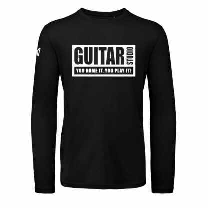 manic-collection-black-t-shirt-long-sleeve-unisex-guitar-studio-white