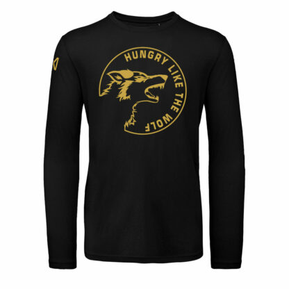manic-collection-long-sleeve-t-shirt-black-unisex-motivational-hungry-like-the-wolf-gold